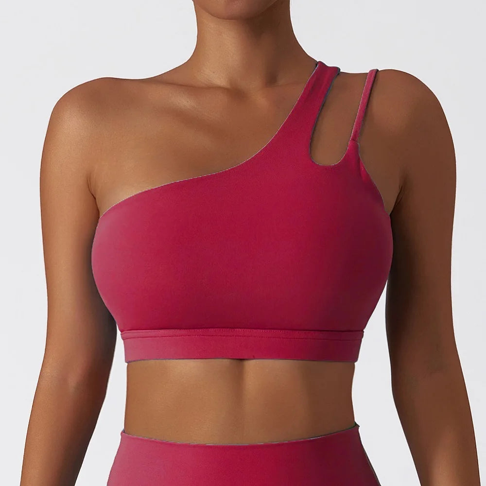 Cloud Hide One-Shoulder Bra