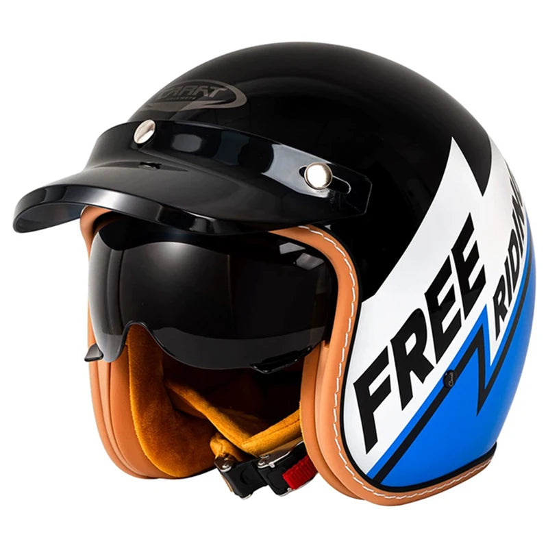 Semi-Open Jet Motorcycle Helmet