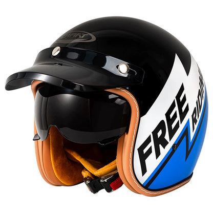 Semi-Open Jet Motorcycle Helmet