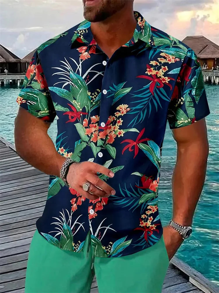 3D Print Hawaiian Shirt Set
