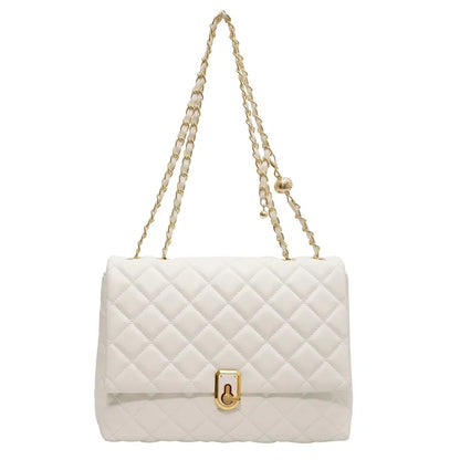 Diamond Pattern Shoulder Bag
