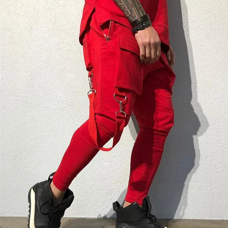 Cargo Ankle Pencil Zipper Pockets Trouser