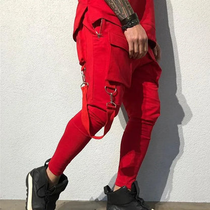 Cargo Ankle Pencil Zipper Pockets Trouser