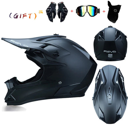 VGV Three-Piece Off-Road Motocross Helmet