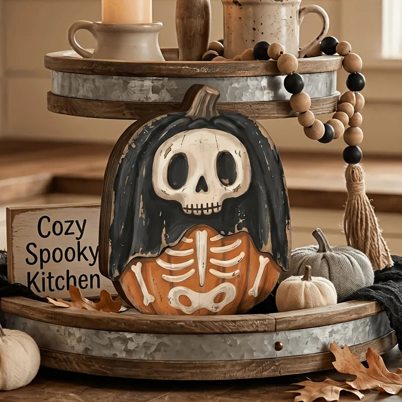 Halloween Wooden Shelf Blocks