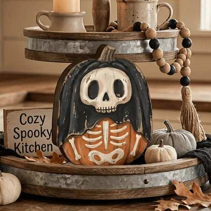 Halloween Wooden Shelf Blocks