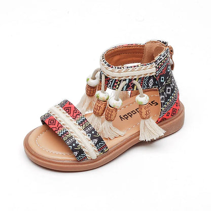 Tassel Gladiator Sandals