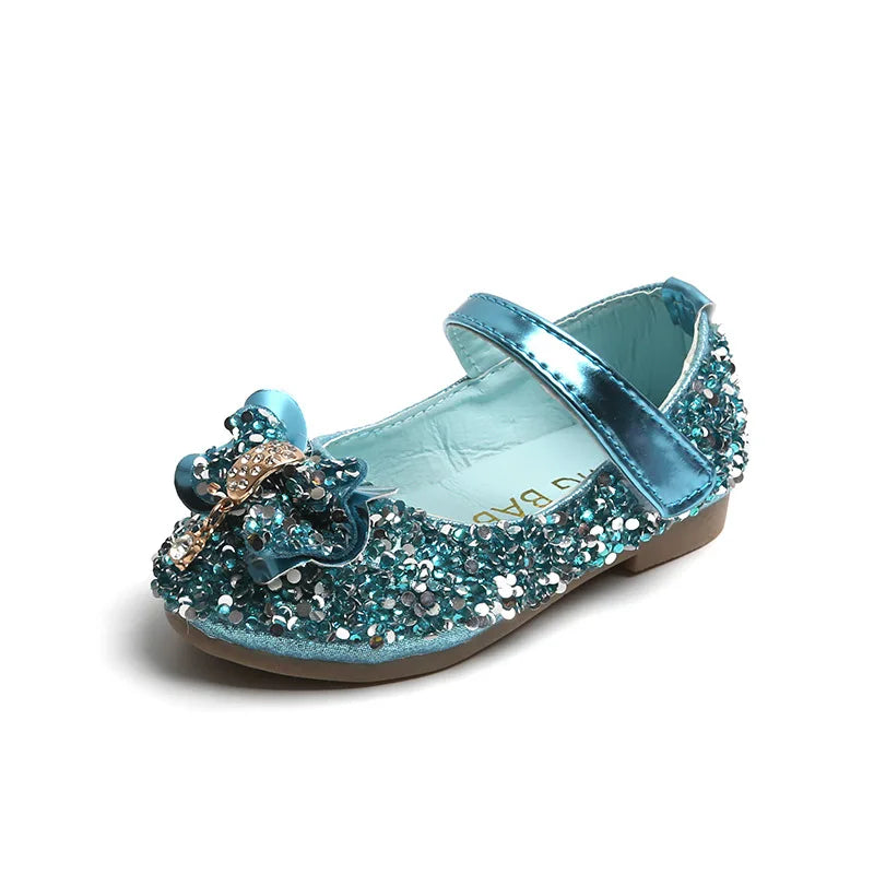 Diamond Bow Princess Shoes