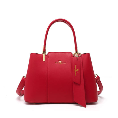 Microfiber Leather Crossbody Tote