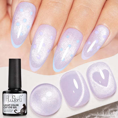 Pink Cat Eye Gel Polish