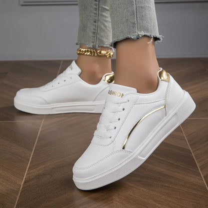 Leather Platform Sneakers