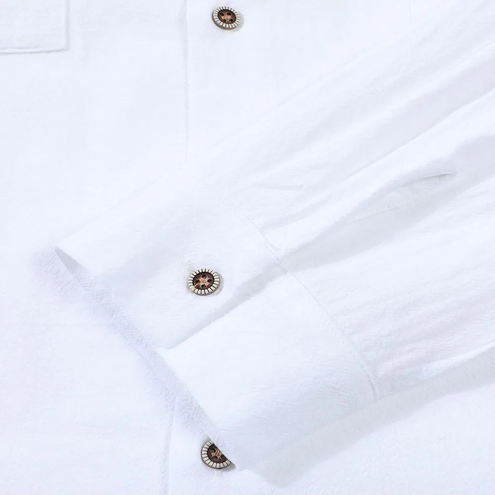 Linen Blend Casual Shirt