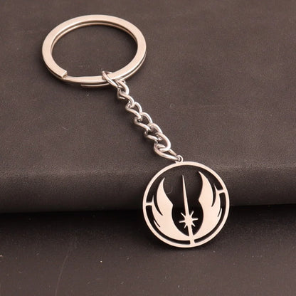 Stainless Steel Keychain Jedi Order