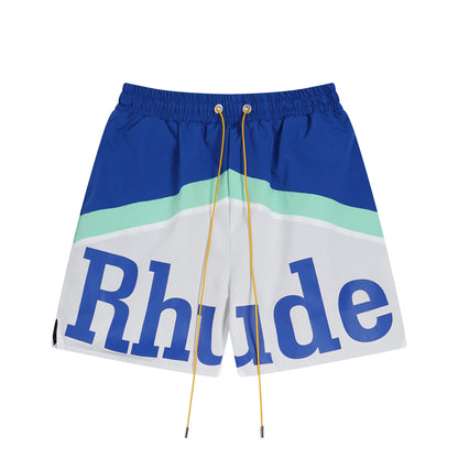 Letter Print Hip-Hop Beach Shorts