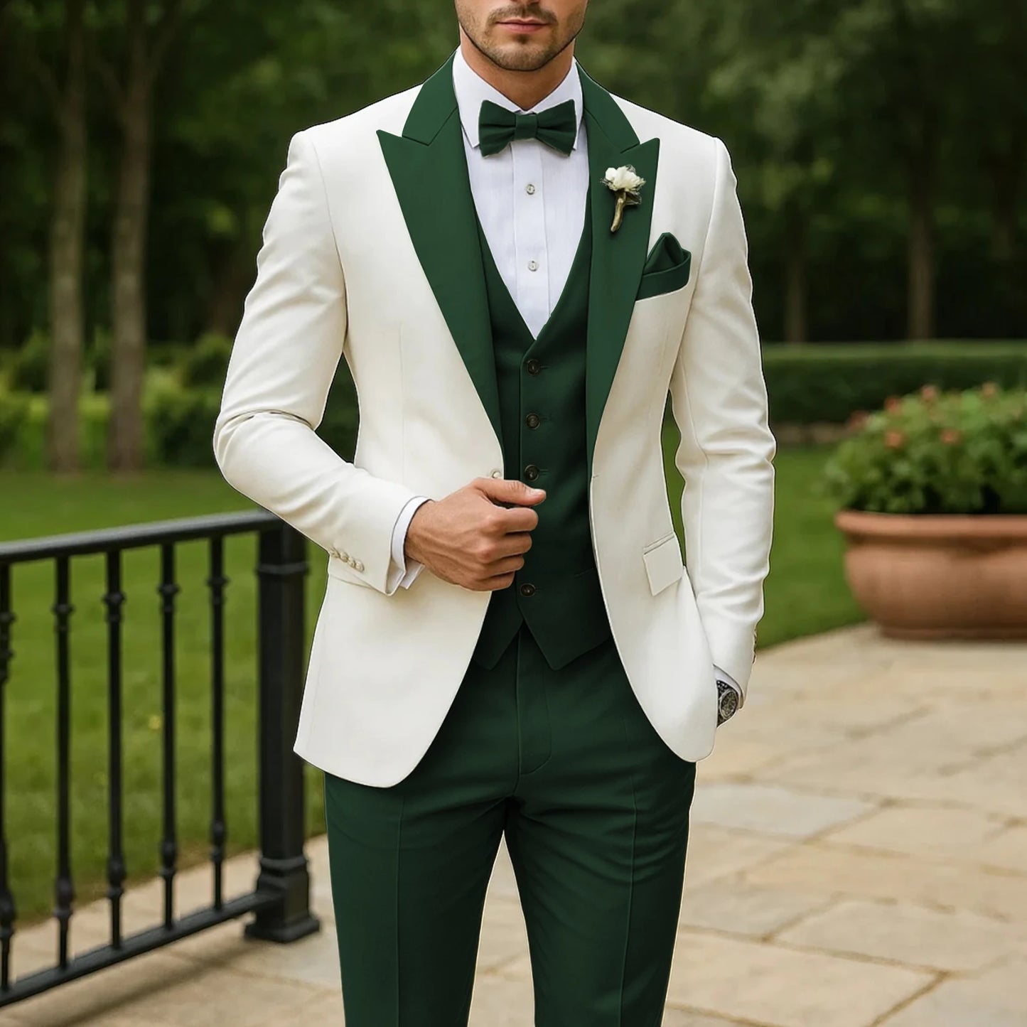 Formal Groom Groomsman Wedding Suit
