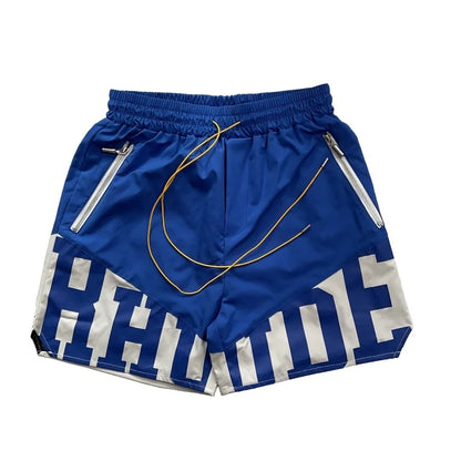 Letter Print Hip-Hop Beach Shorts