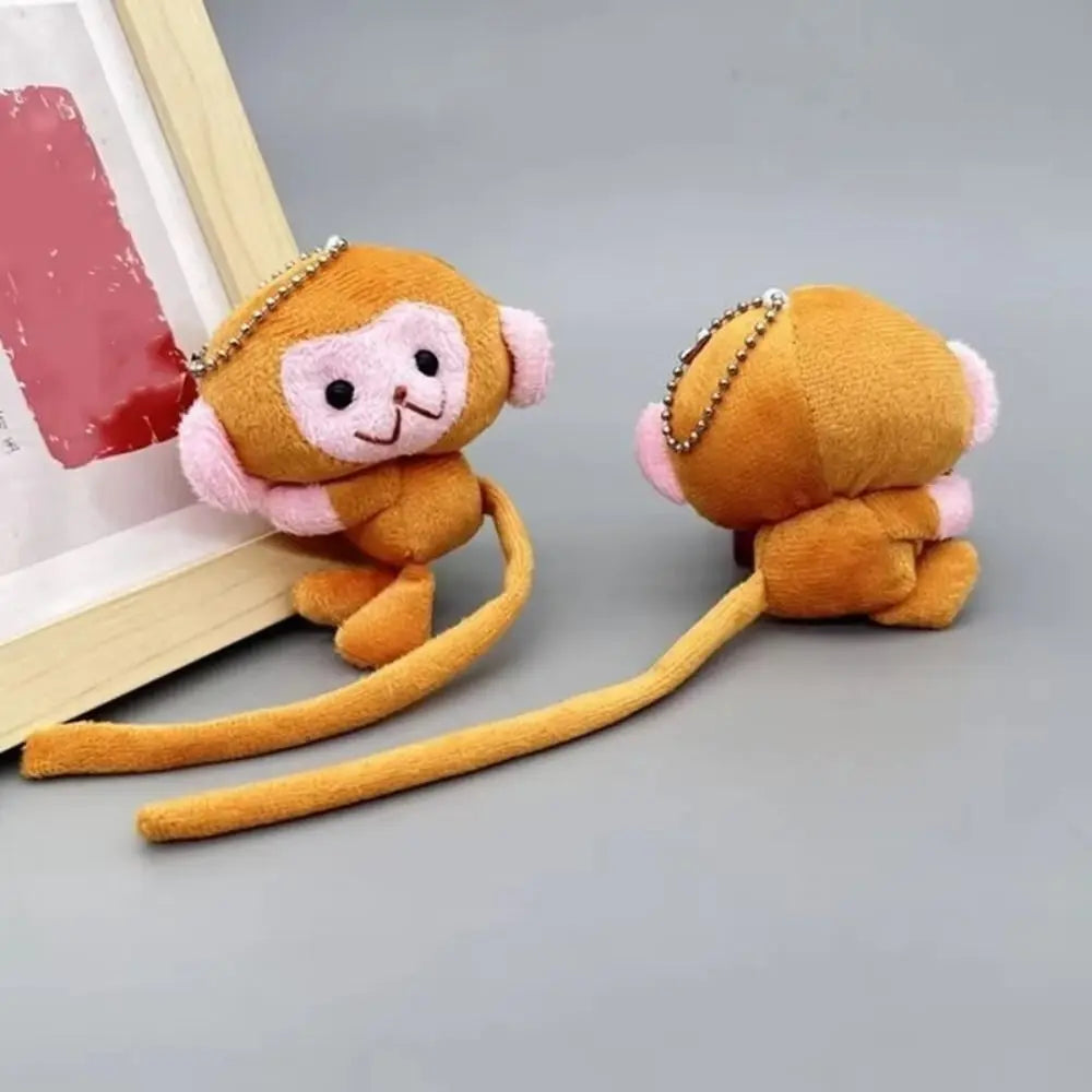 Long-tailed Monkey Key Chain Cartoon