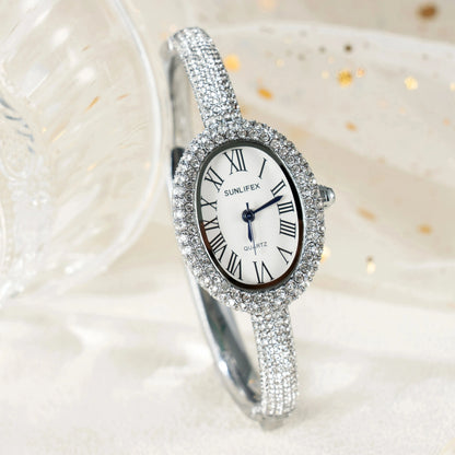 Oval Roman Watch
