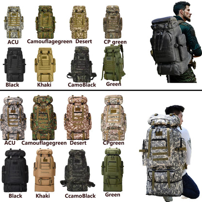 Camouflage Tactical Mountaineering Backpack