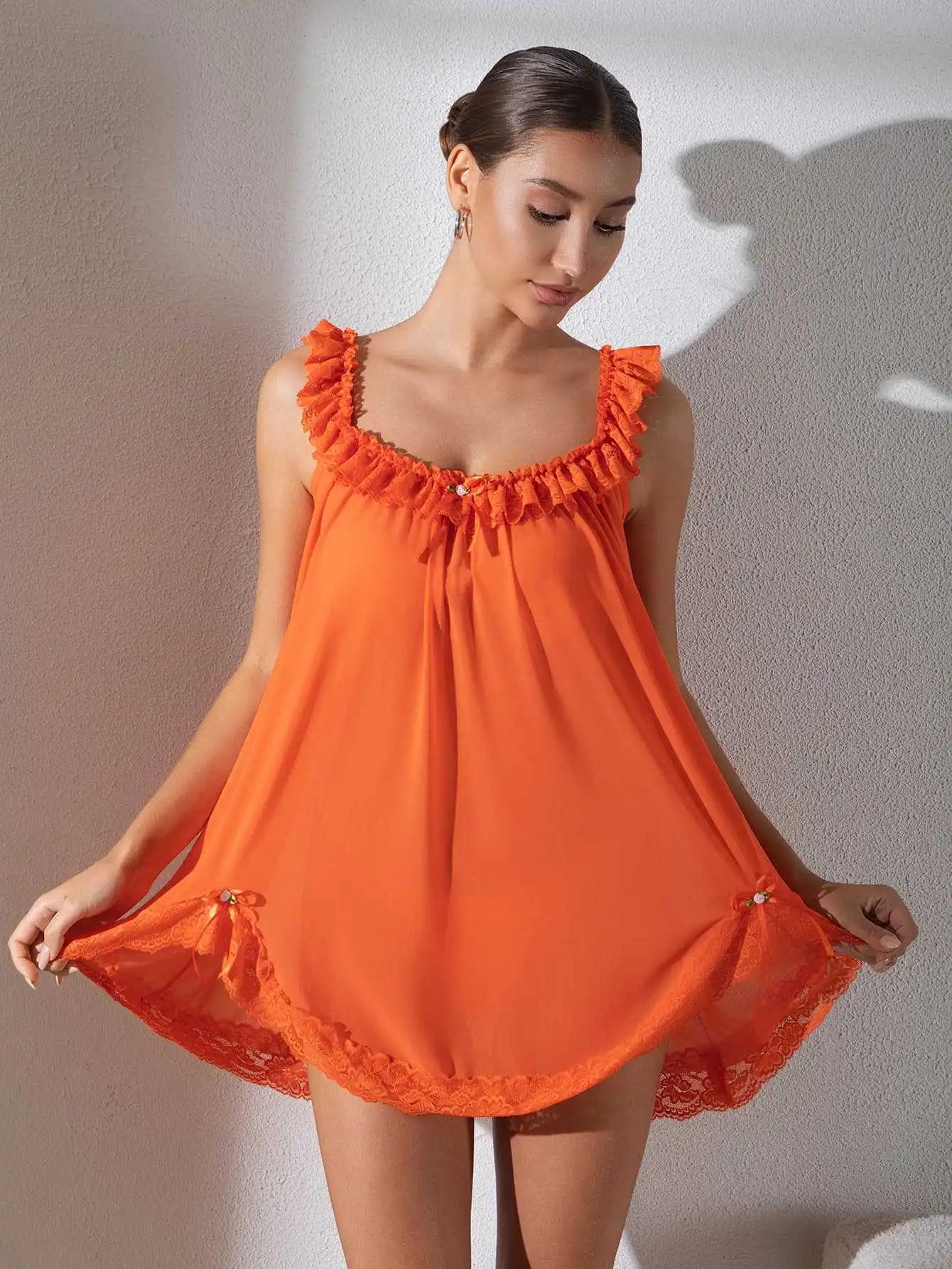 Lace Mini Nightgown