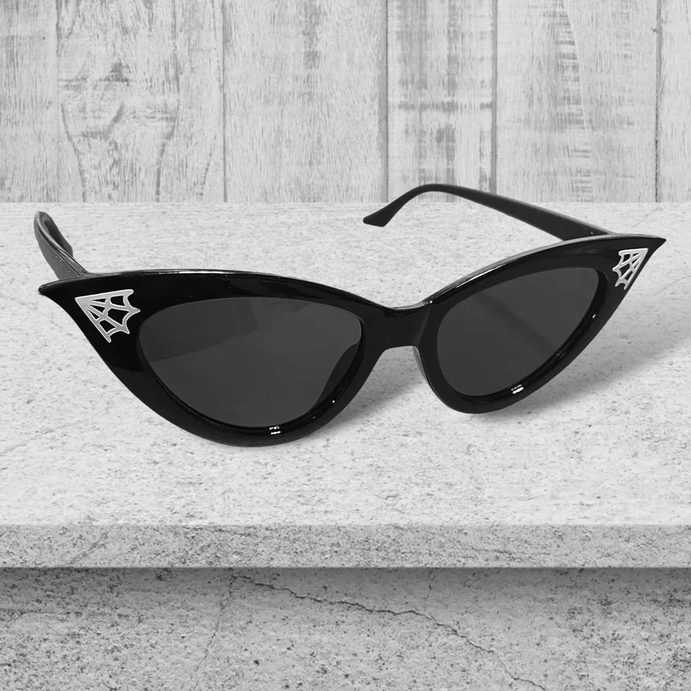 Spiderweb Cat-Eye Sunglasses