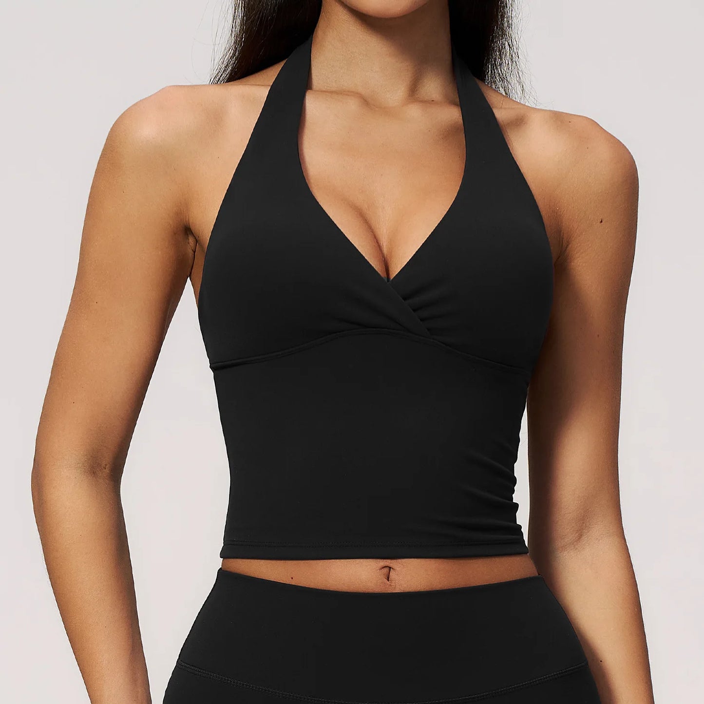 Hanging Neck Yoga Tops Sports