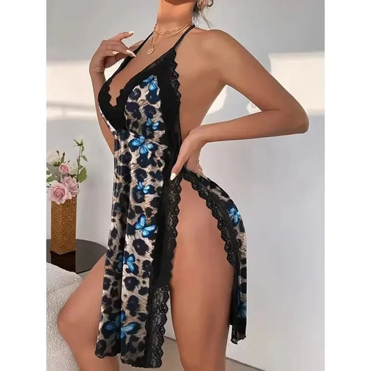 Sexy Leopard Nightgown