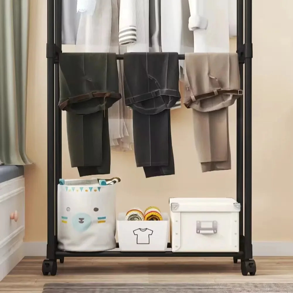 Double Rod Clothes Rack