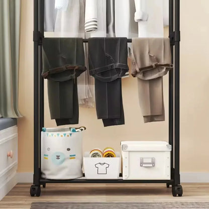 Double Rod Clothes Rack