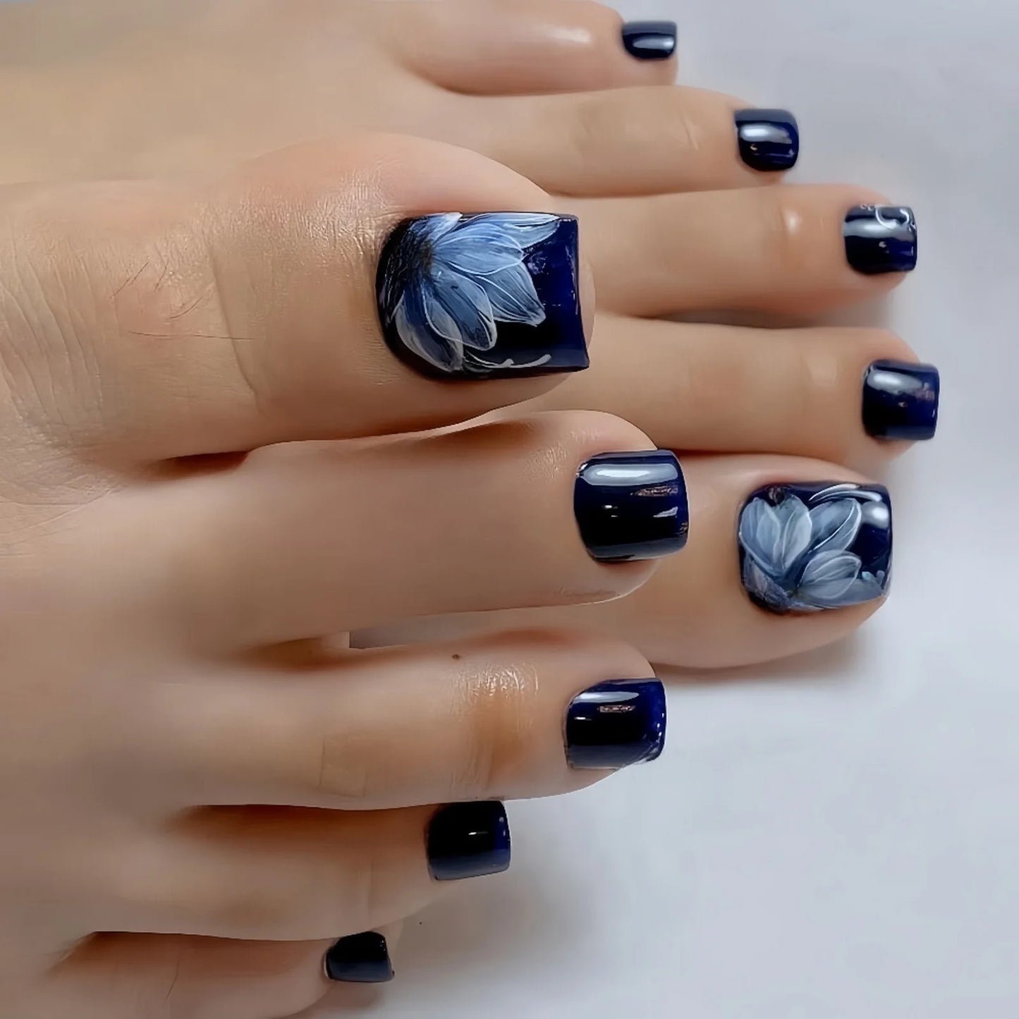 Office Toe Press-On Nails