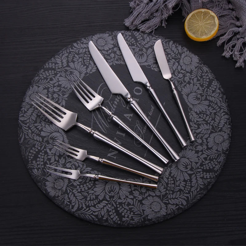Metal Solid Color Spoon Set