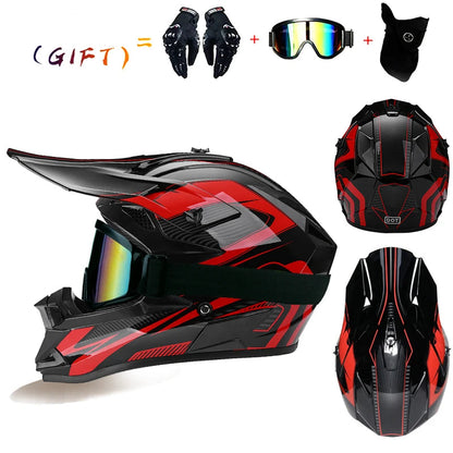 VGV Three-Piece Off-Road Motocross Helmet