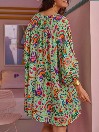 Printed Casual Dress