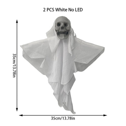 Hanging Skull Ghost Ornaments