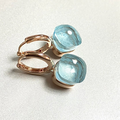 Square Crystal Earrings