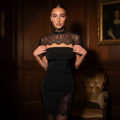 Lace Patchwork Dress