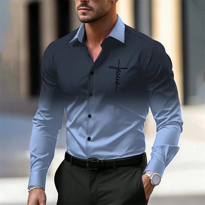 3D Print Casual Autumn Shirt