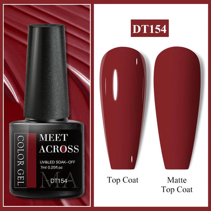 MEET ACROSS Matte Gel Polish