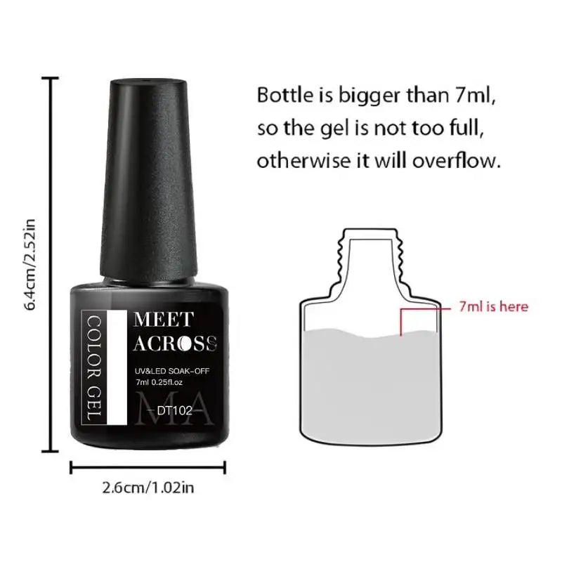 MEET ACROSS Matte Gel Polish
