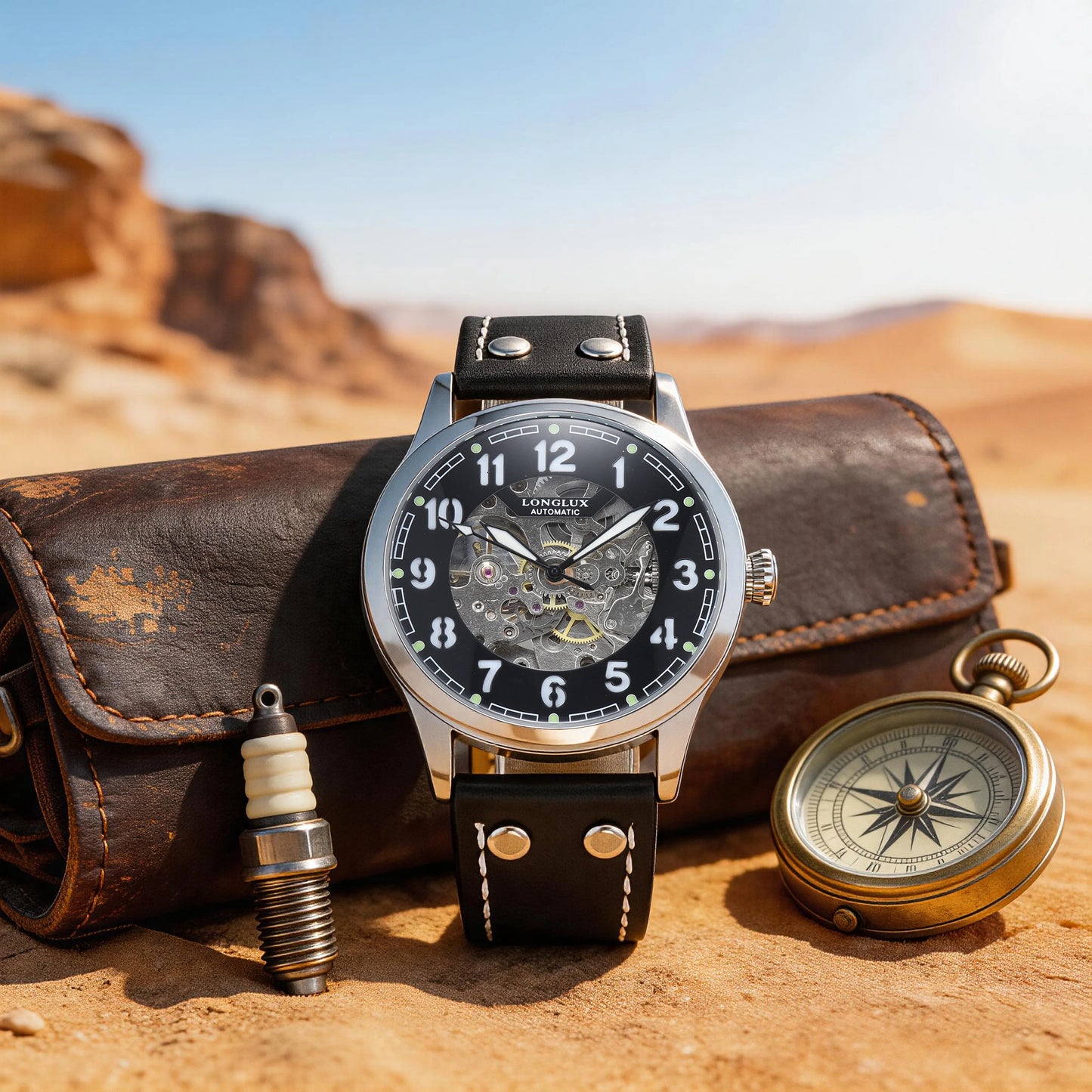 Longlux Vintage Pilot Watch