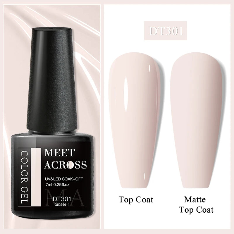 MEET ACROSS Matte Gel Polish
