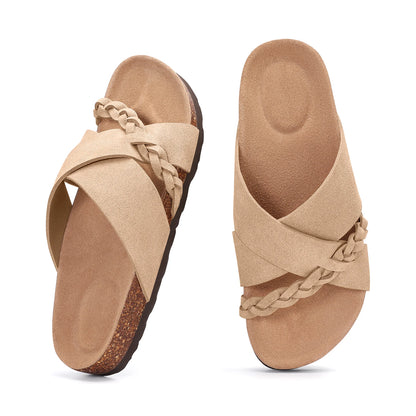 Smile Leather & Suede Clogs
