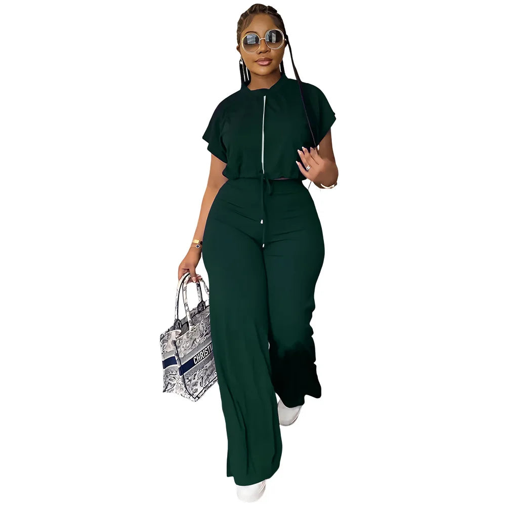Summer Round Neck Top Set