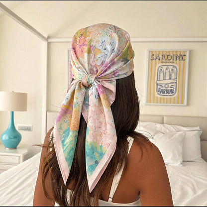 70cm Square Silk Scarf