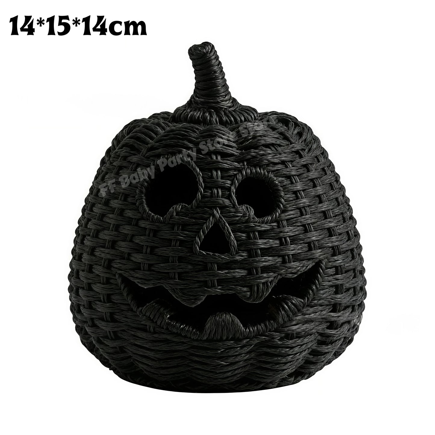 Wicker Pumpkin Lantern Storage Box