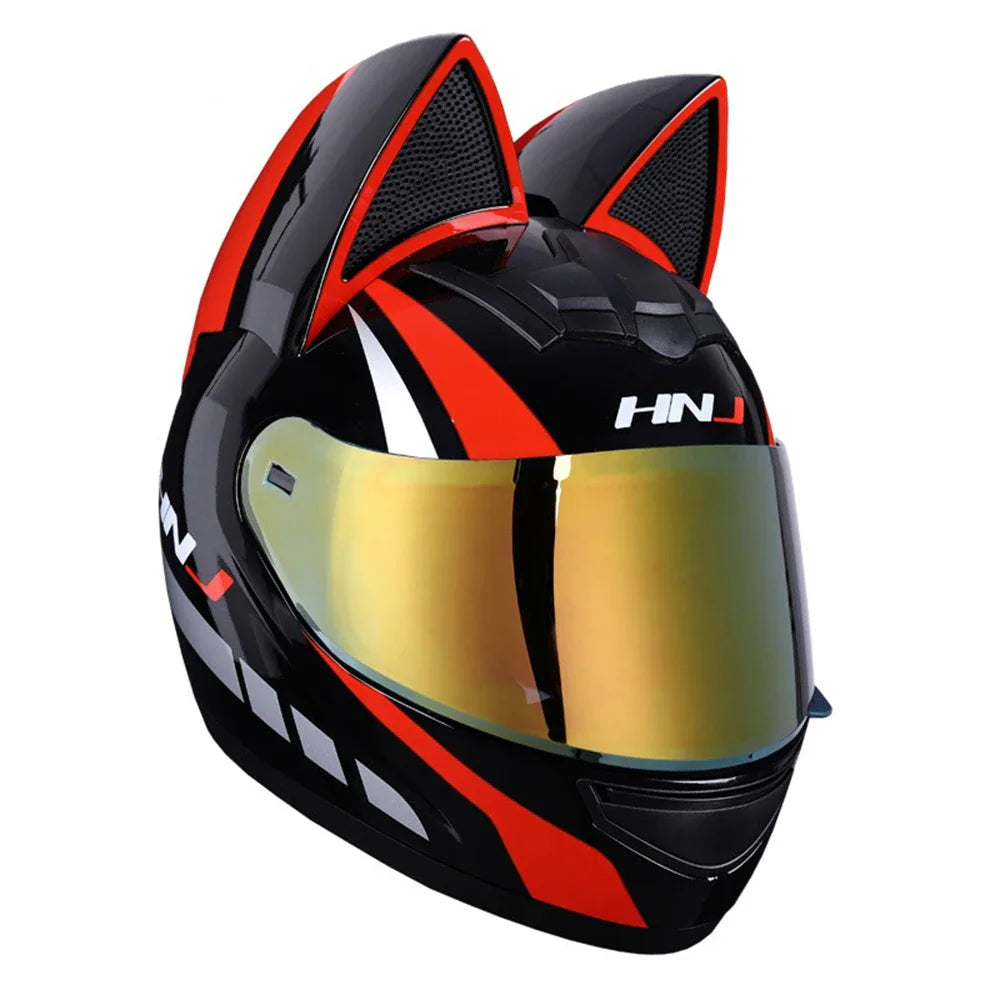 Cat Ear Full-Face Helmet