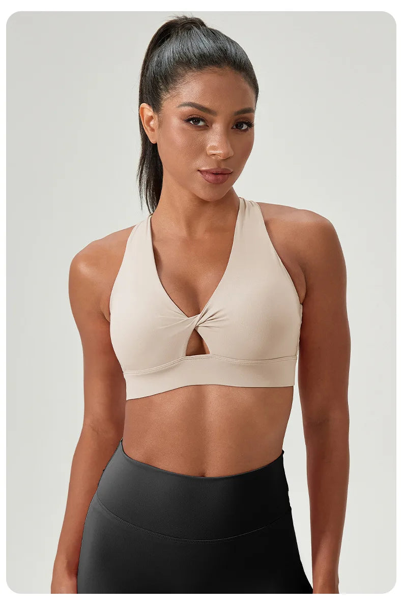 Yoga bra detachable padding quick-drying
