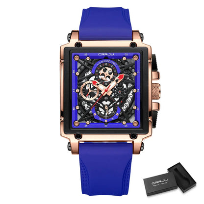 Rectangular Quartz Wristwatch