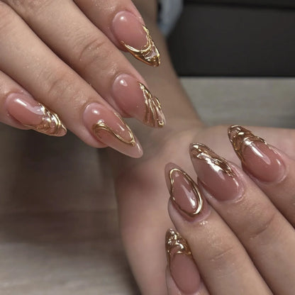 French Wave Press-On Nails
