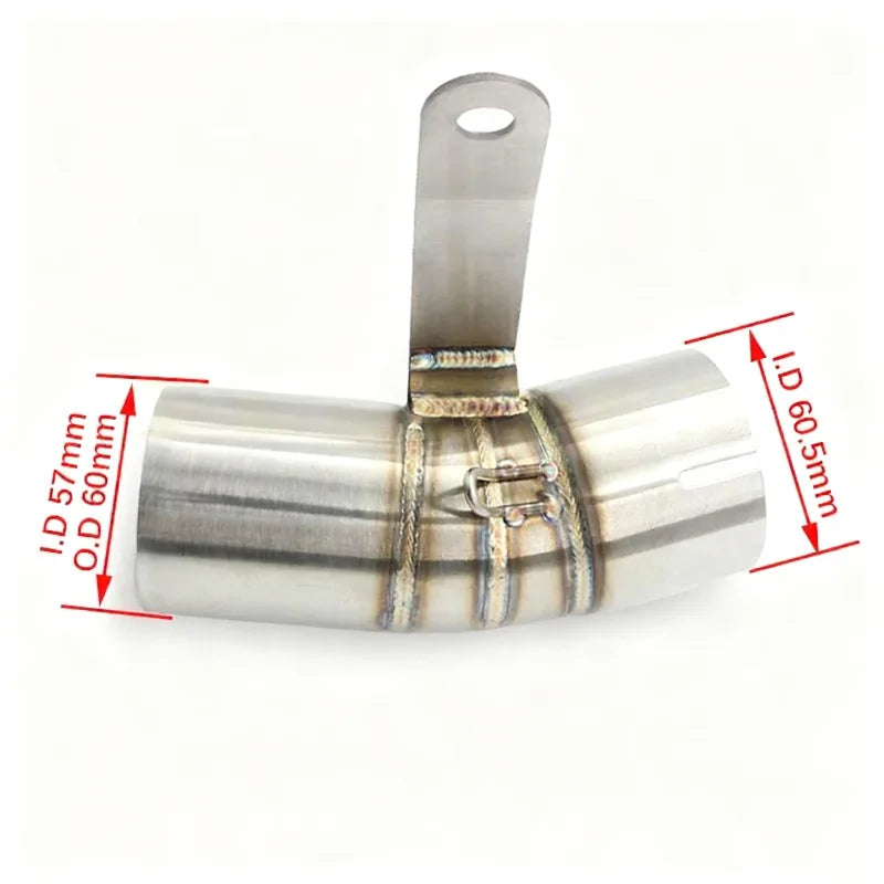 BMW S1000RR 60mm Exhaust Middle Link Pipe